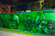 Airbrushed Pop Alien Mural